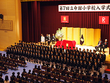 立命館小学校イグザム幼児教室撮影写真