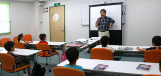 イグザム幼児教室の授業風景