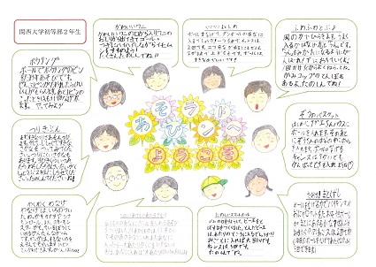 関西大学初等部オープンスクールパンフレットより