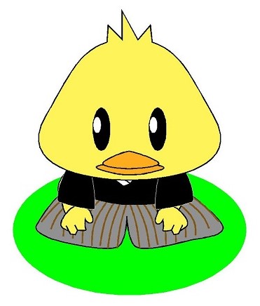 小学校受験 イグザム幼児教室のオリジナルキャラクターヒヨコのアート