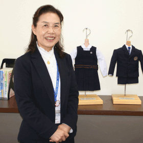 大阪聖母学院小学校 藤原校長先生